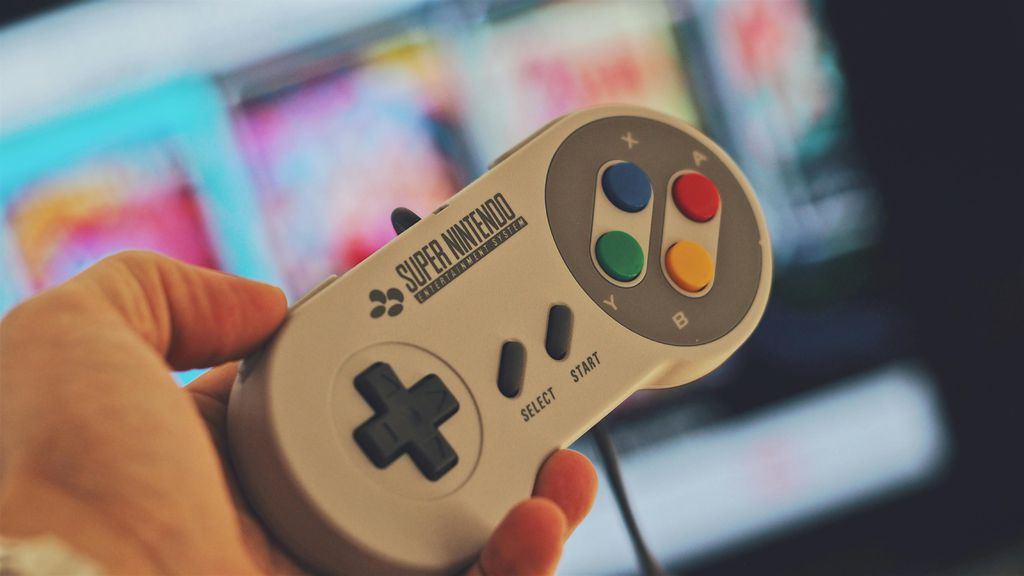 Imagem do controle de SNES
