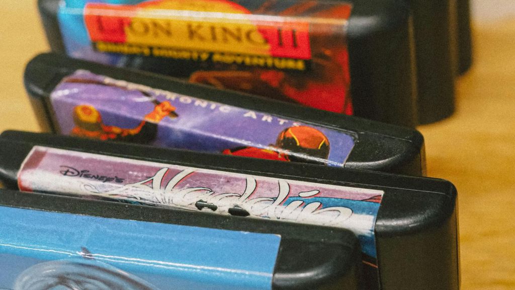 Imagem de cartuchos de Mega Drive