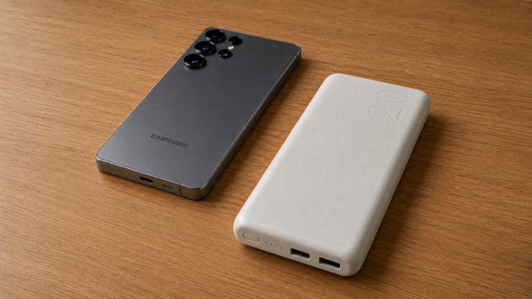 Power bank Samsung 45W de 20.000mAh despenca para menos de R$ 197