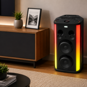 LG quer derrotar JBL com caixa de som gigante com bateria para 25h de música