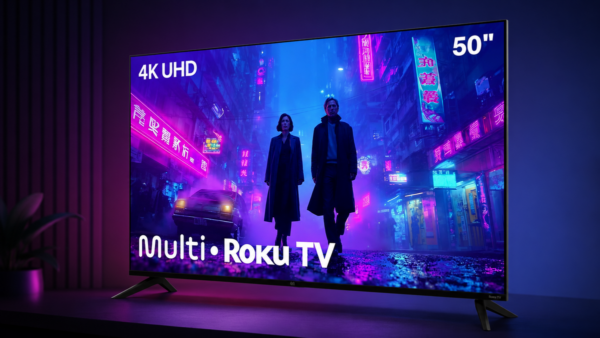 TV de 50 polegadas 4K com Roku atinge preço imperdível de R$ 1.550 na Amazon