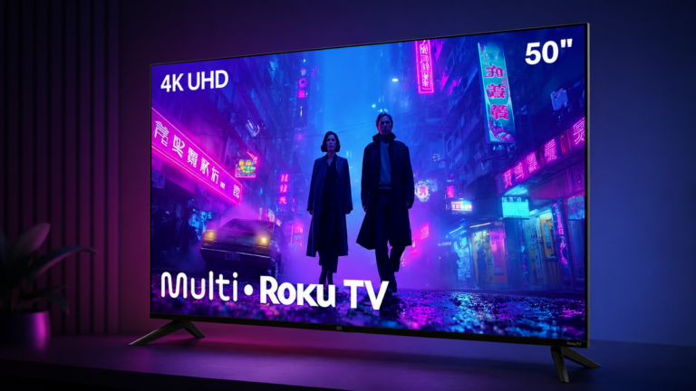 TV de 50 polegadas 4K com Roku atinge preço imperdível de R$ 1.550 na Amazon