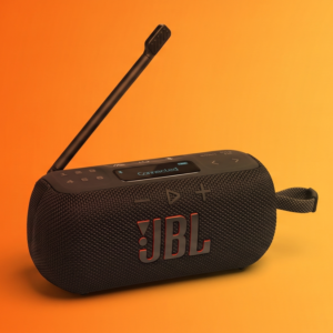 JBL com rádio FM chega ao Brasil com 15 horas de bateria; veja tudo que ela faz