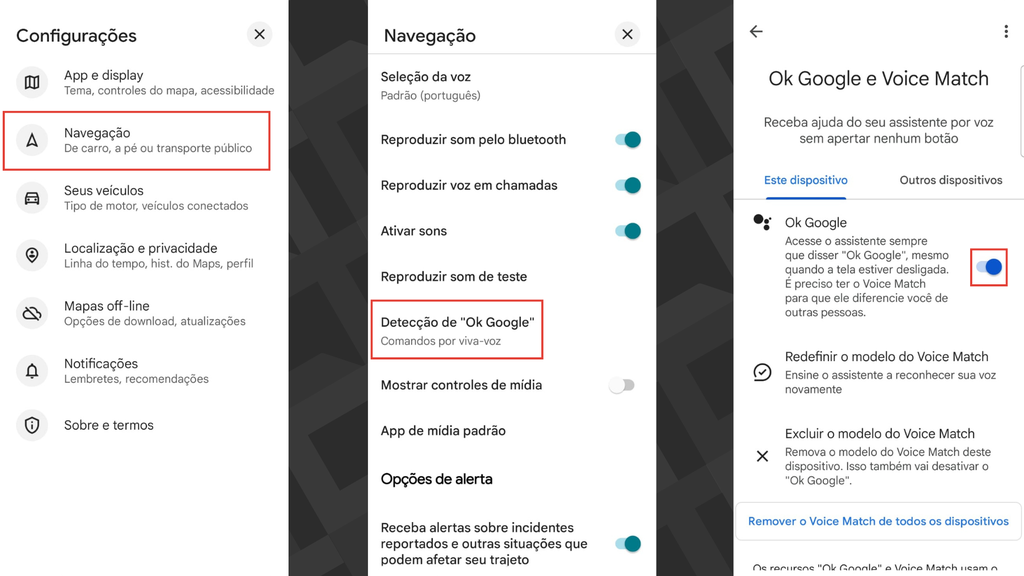 Passos para ativar os comandos de voz no Google Maps