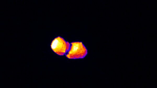 A sonda Hayabusa2 do Japão captura uma foto notável de um asteróide de duas cabeças a 62 milhões de milhas de distância