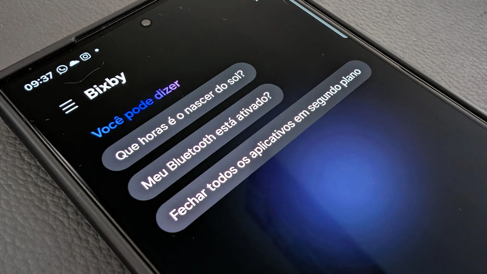 Editar informações da imagem Bixby Samsung One UI 8.5
