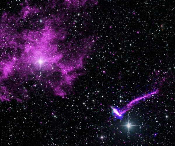 Chandra e IXPE da NASA estudam pulsar na nebulosa do farol