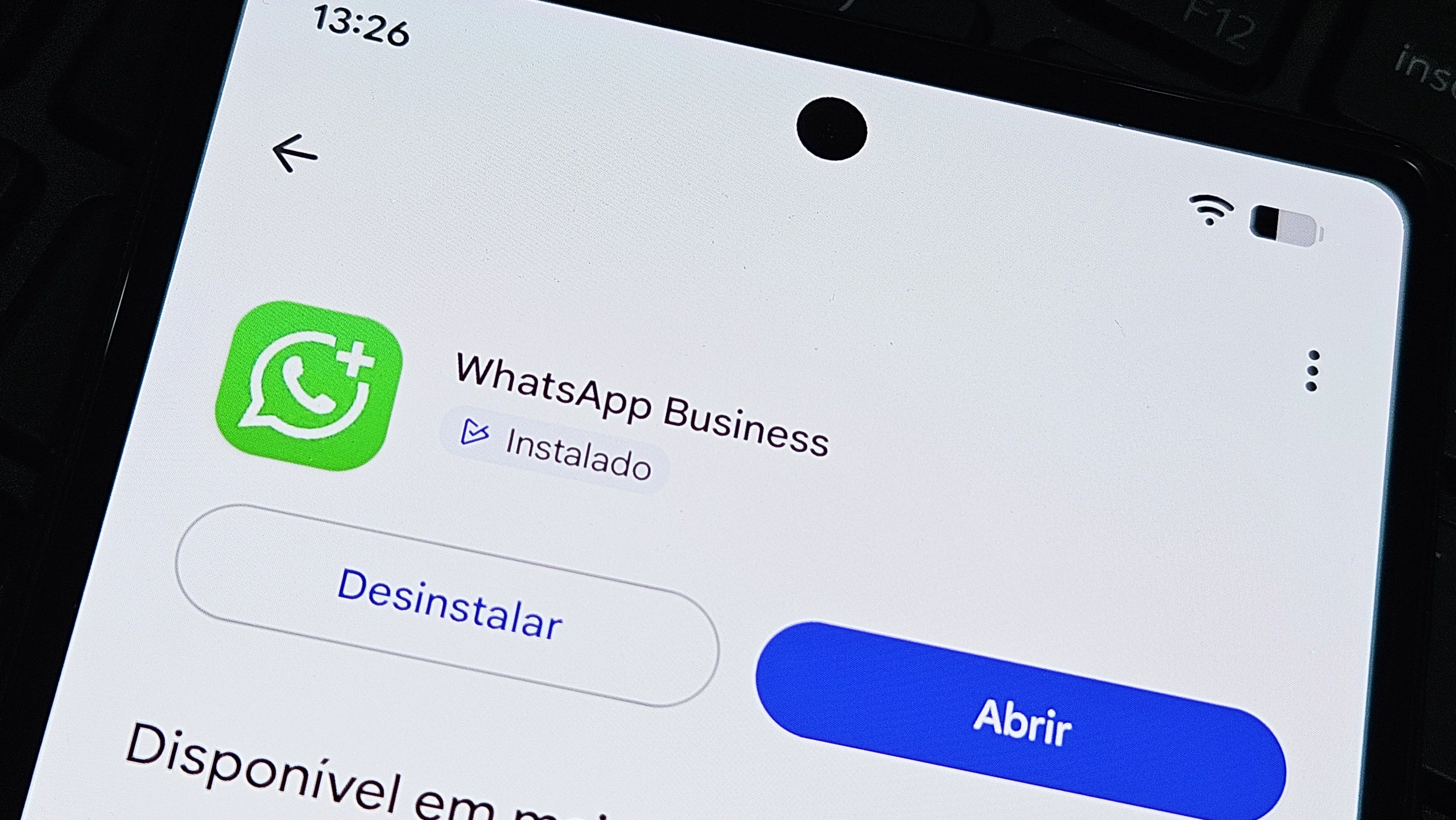 Editar informações da imagem WhatsApp Business