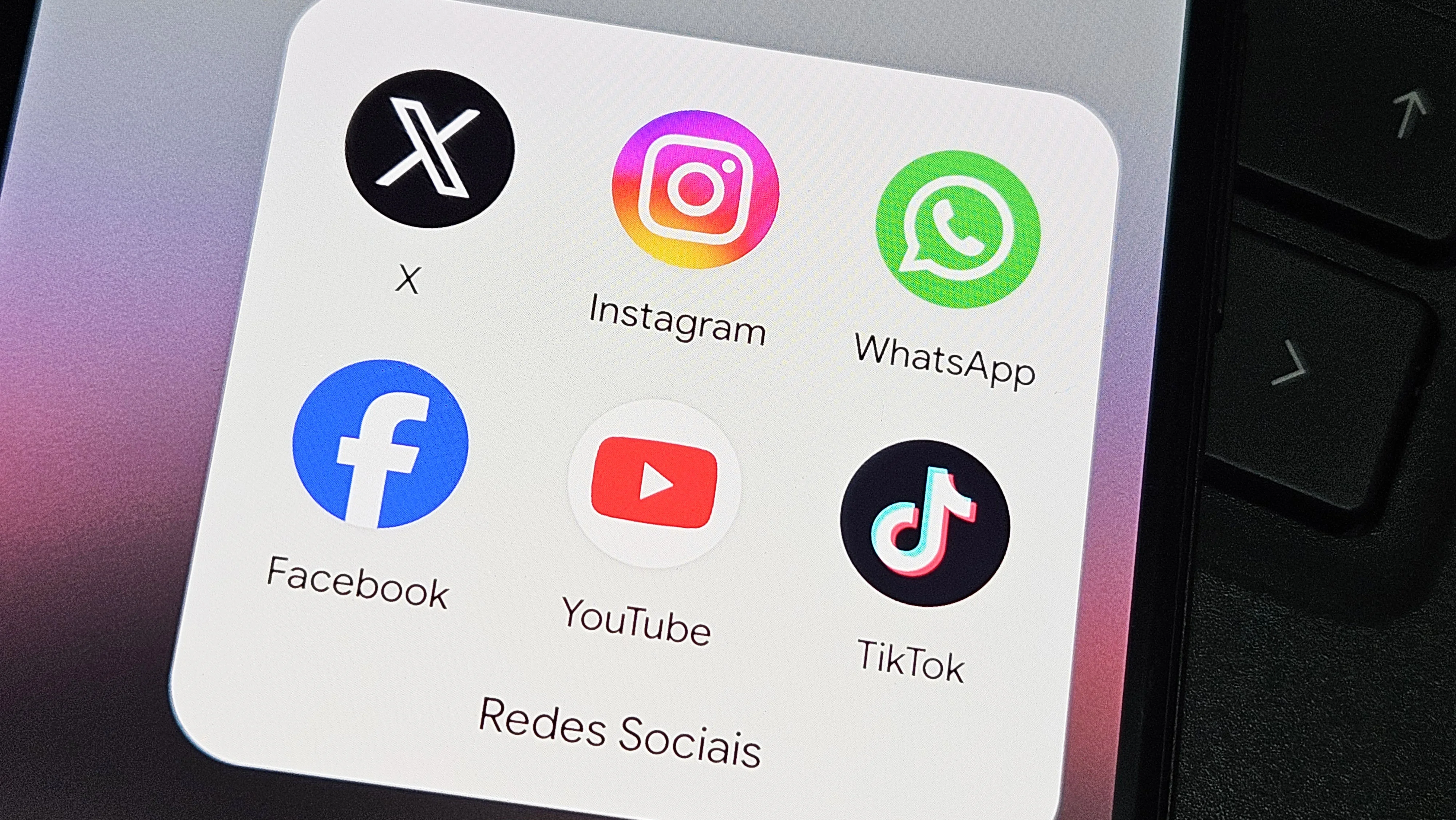 Editar informações da imagem Redes sociais