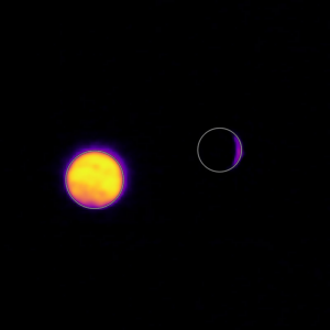 ESCAPADE da NASA tira retrato de família da Terra e da Lua