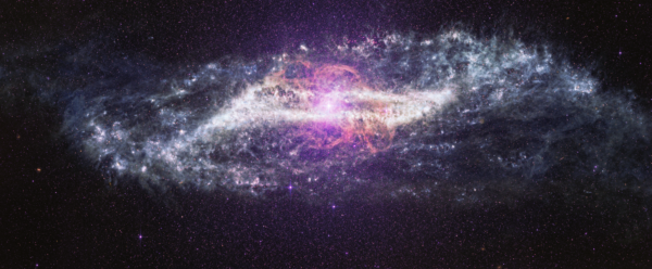 Galáxia Starburst Centaurus A - NASA