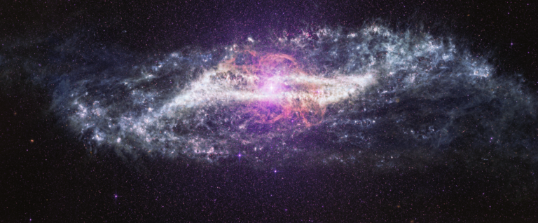 Galáxia Starburst Centaurus A - NASA