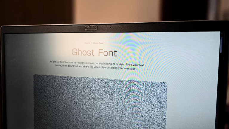 Ghost Font: entenda por que as IAs não conseguem ler esta fonte
