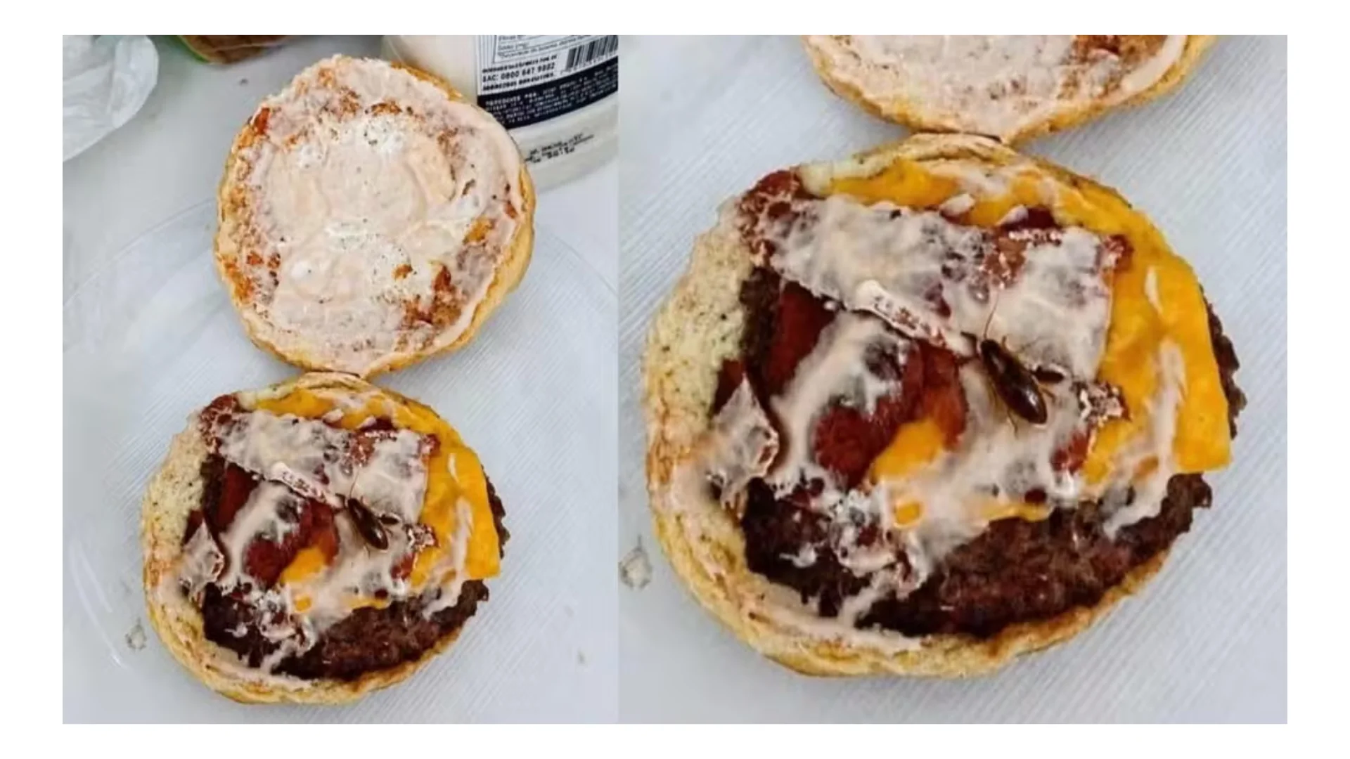 Lanche adulterado com IA