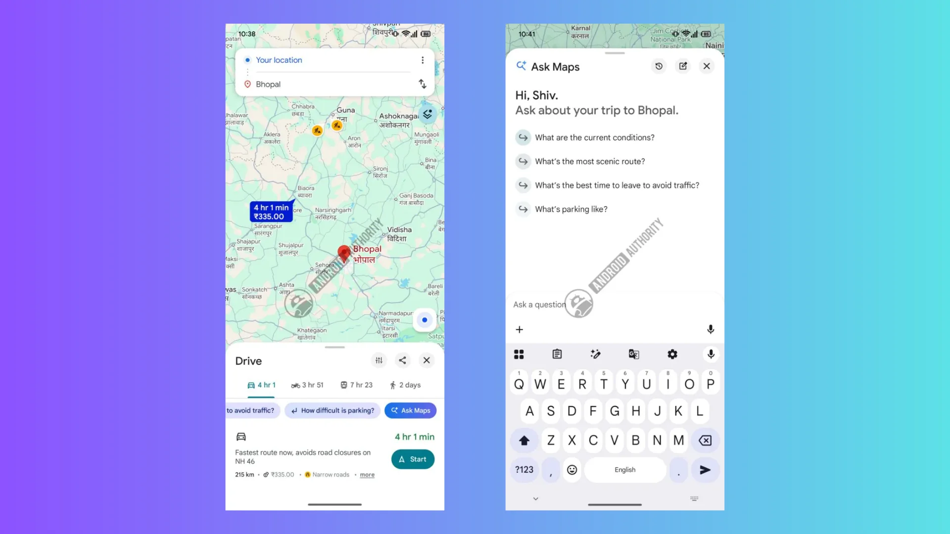 Editar informações da imagem ask maps AA