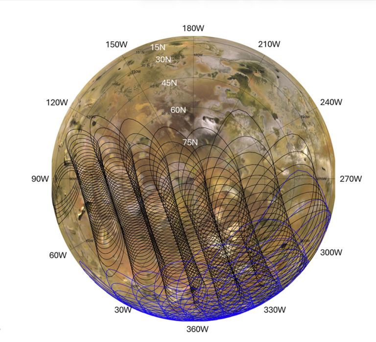 Mapeando o calor oculto de Io com Juno da NASA