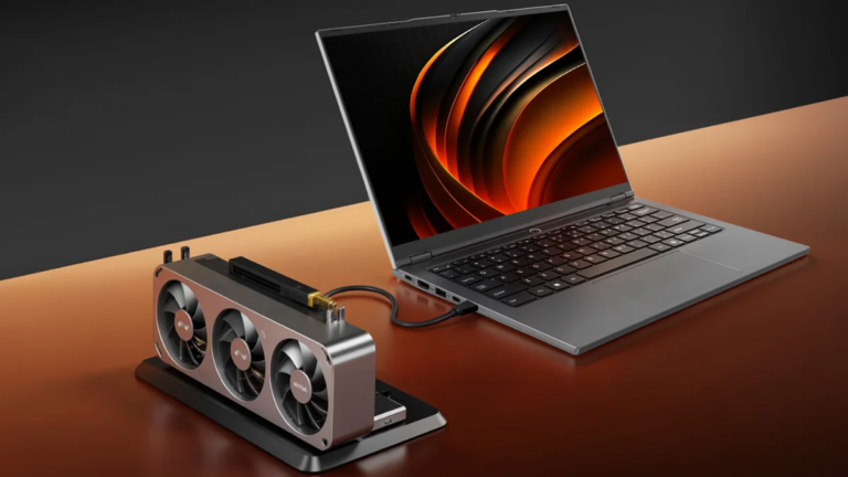 Novo notebook da Lenovo é acessível e oferece suporte a GPU externa