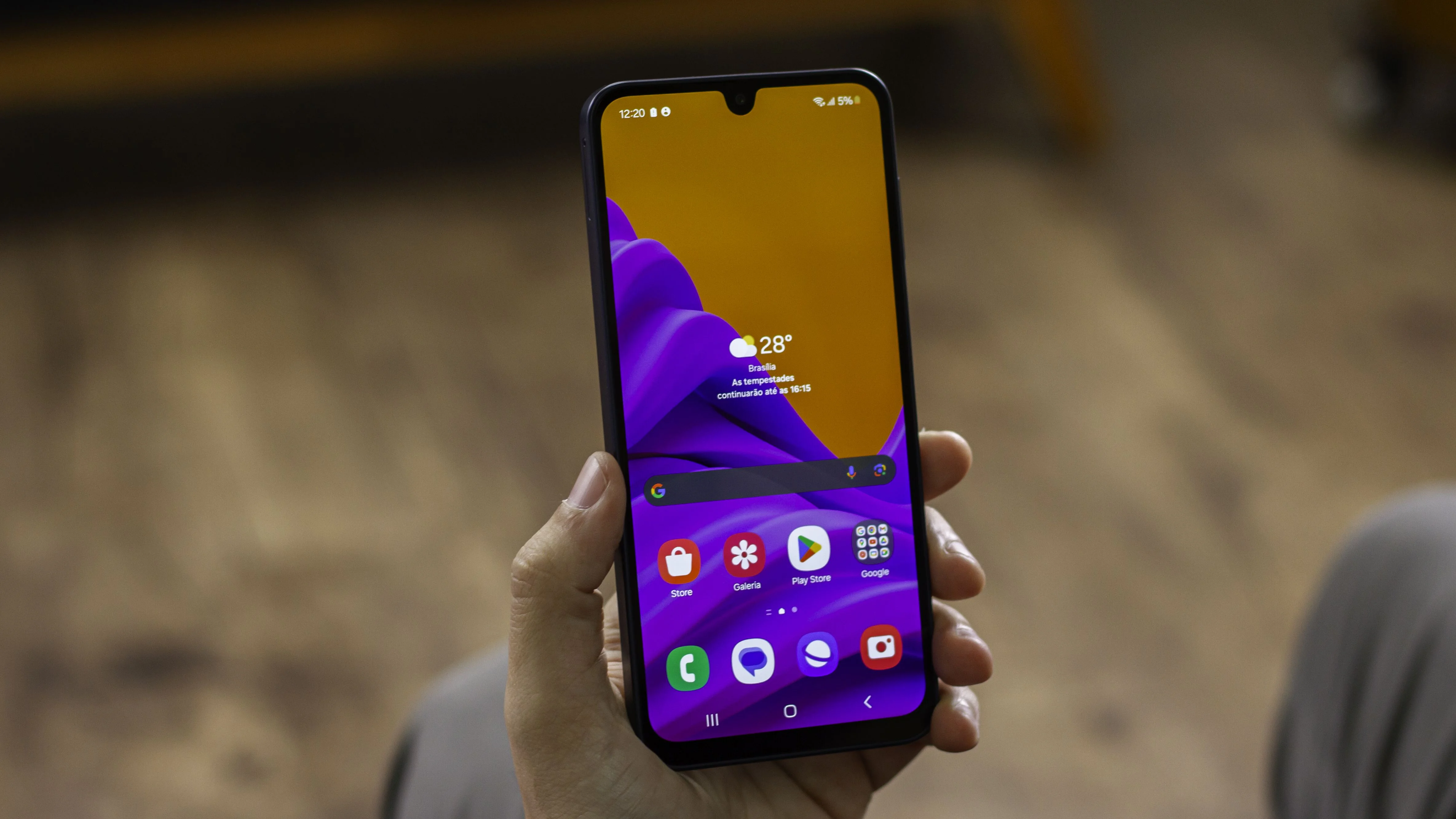 Editar informações da imagem Galaxy A16