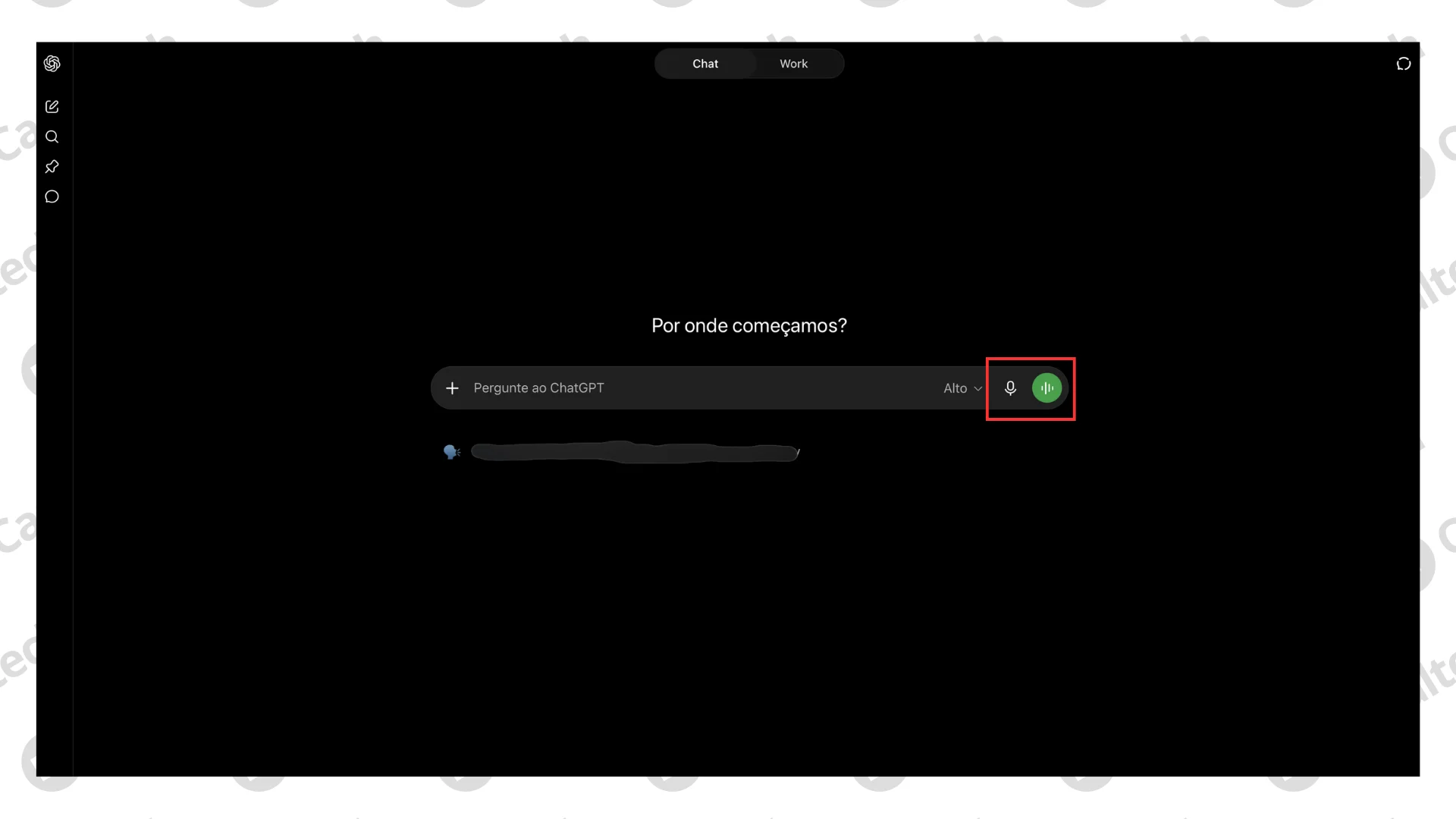 Editar informações da imagem Como enviar comandos de voz no ChatGPT
