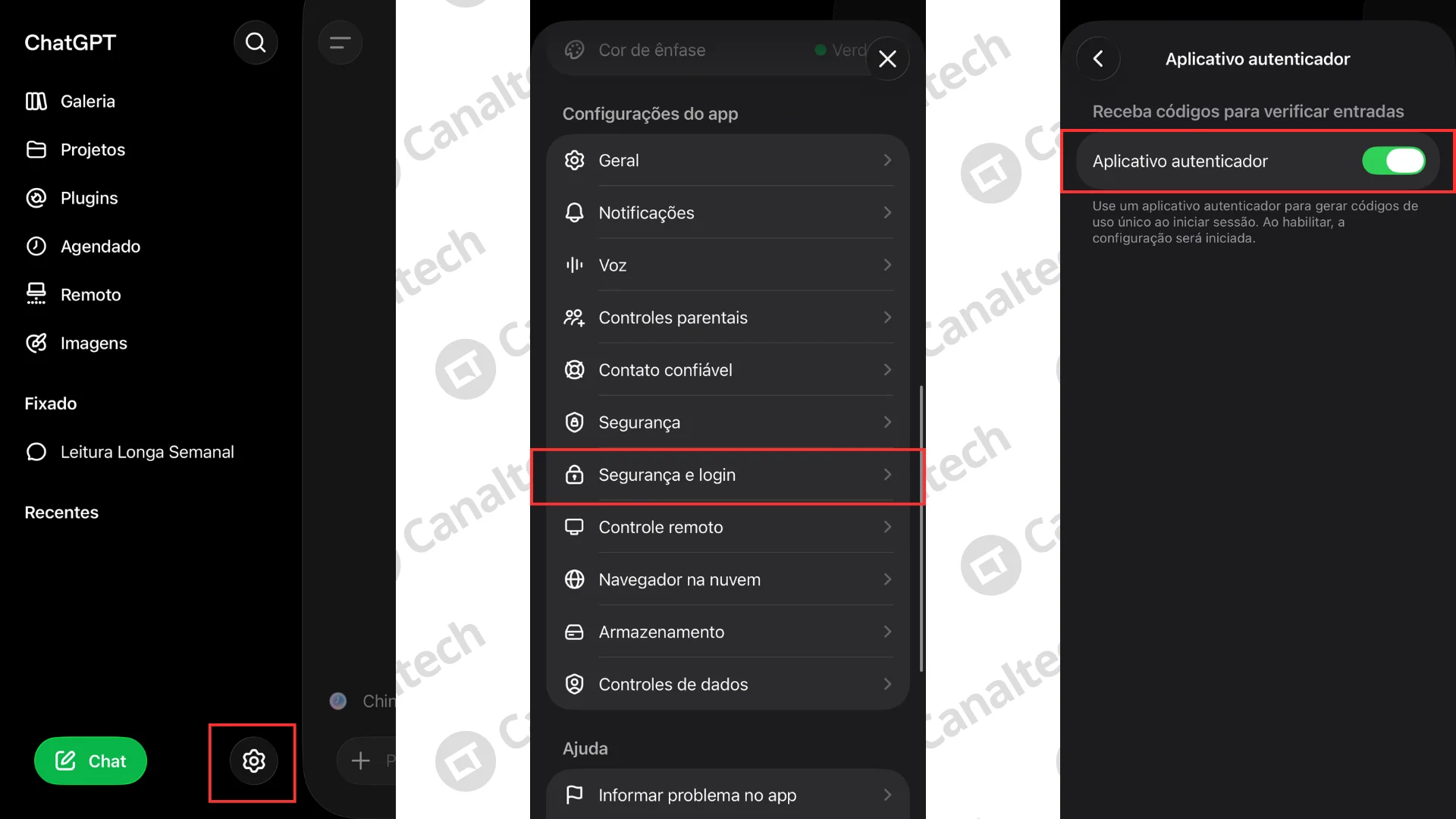 Editar informações da imagem Como ativar a autenticação em duas etapas no ChatGPT