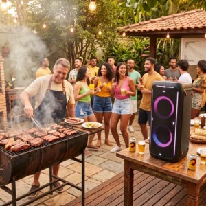 5 caixas de som gigantes para animar seu churrasco em 2026
