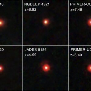 A 'estrela do buraco negro' mais distante já encontrada pode ajudar a resolver o pequeno mistério do ponto vermelho do Telescópio Espacial James Webb