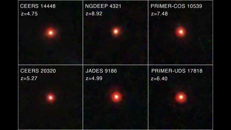 A 'estrela do buraco negro' mais distante já encontrada pode ajudar a resolver o pequeno mistério do ponto vermelho do Telescópio Espacial James Webb
