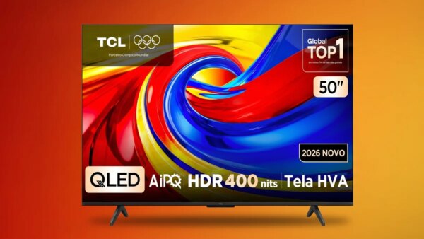 Amazon vende TV de 50'' da TCL por menos de R$ 2.200; preço de LCD com imagem QLED