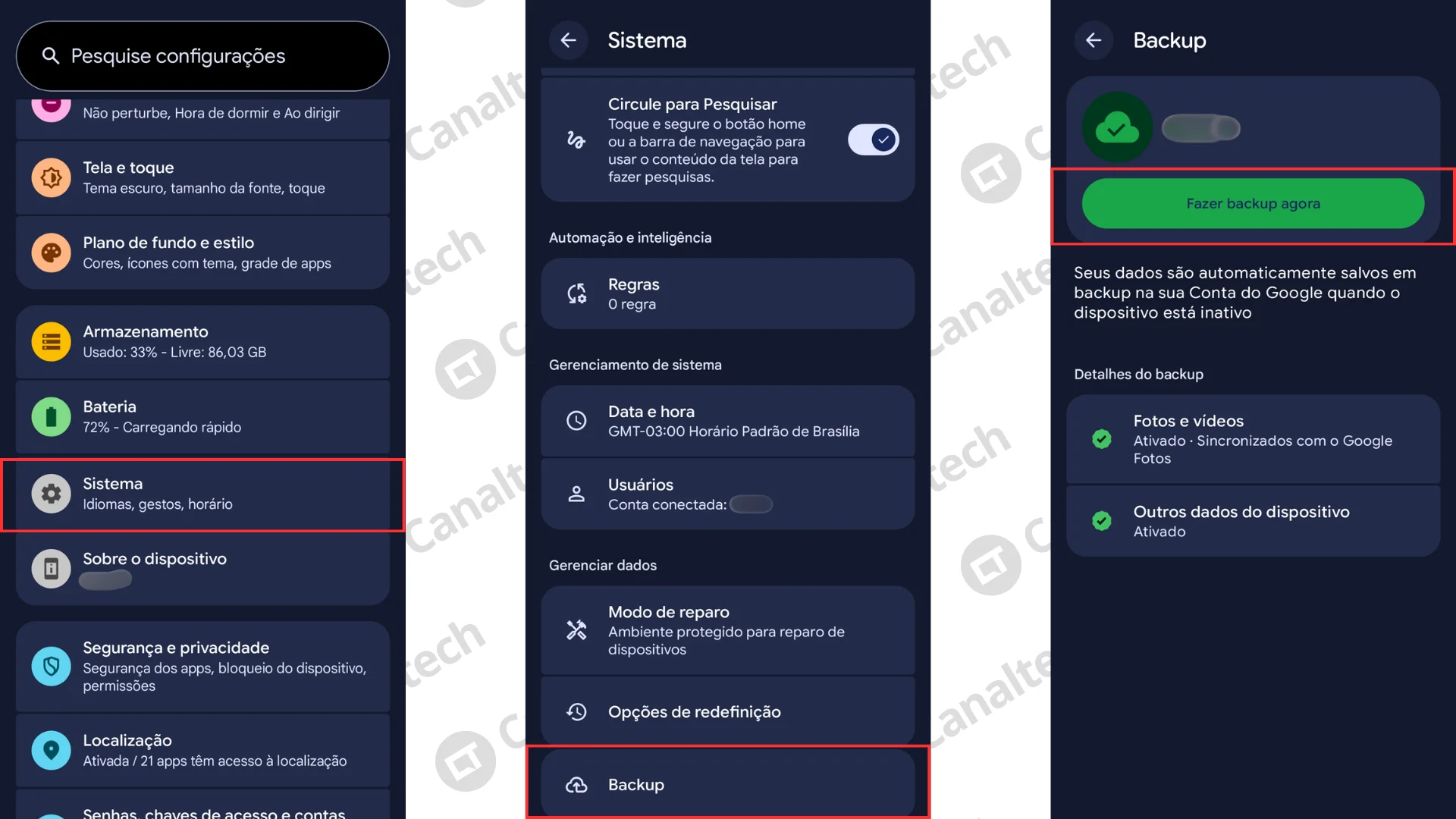 Como fazer backup no Android
