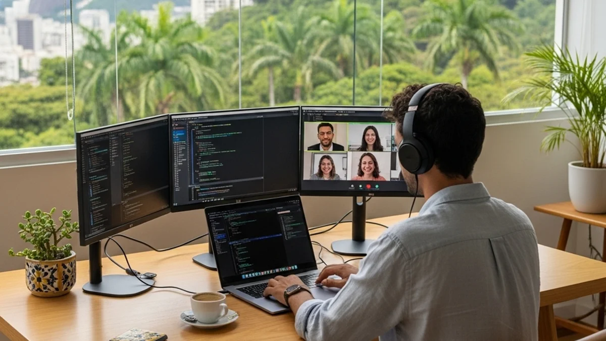 trabalho remoto setup