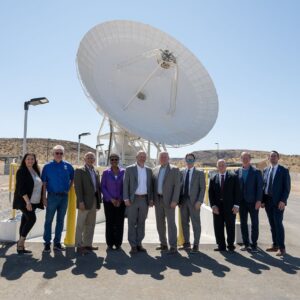 Evento de inauguração da Estação Espacial Profunda 23 da NASA Deep Space Network