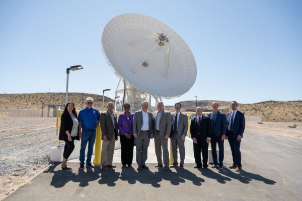 Evento de inauguração da Estação Espacial Profunda 23 da NASA Deep Space Network