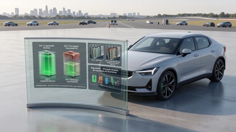Fim do mistério: qual a perda real da bateria de um carro elétrico após um ano?