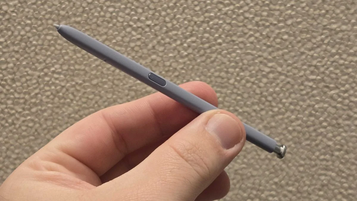 Editar informações da imagem S Pen