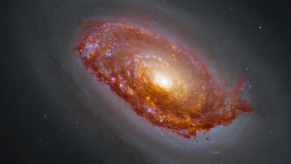 Hubble e o Telescópio Espacial James Webb se unem para capturar a foto do dia da 'Galáxia Black Eye' em 18 de agosto de 2026