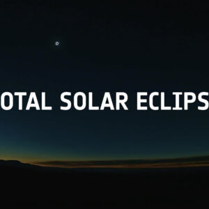 Junte-se a nós ao vivo e aproveite o eclipse solar total!