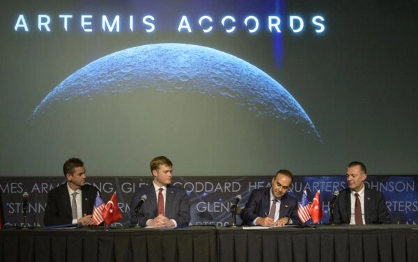 NASA dá as boas-vindas a Türkiye como o mais novo signatário dos acordos Artemis