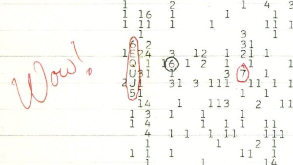 Neste dia no espaço! 15 de agosto de 1977: Misterioso 'Uau!' Sinal impulsiona busca por ET