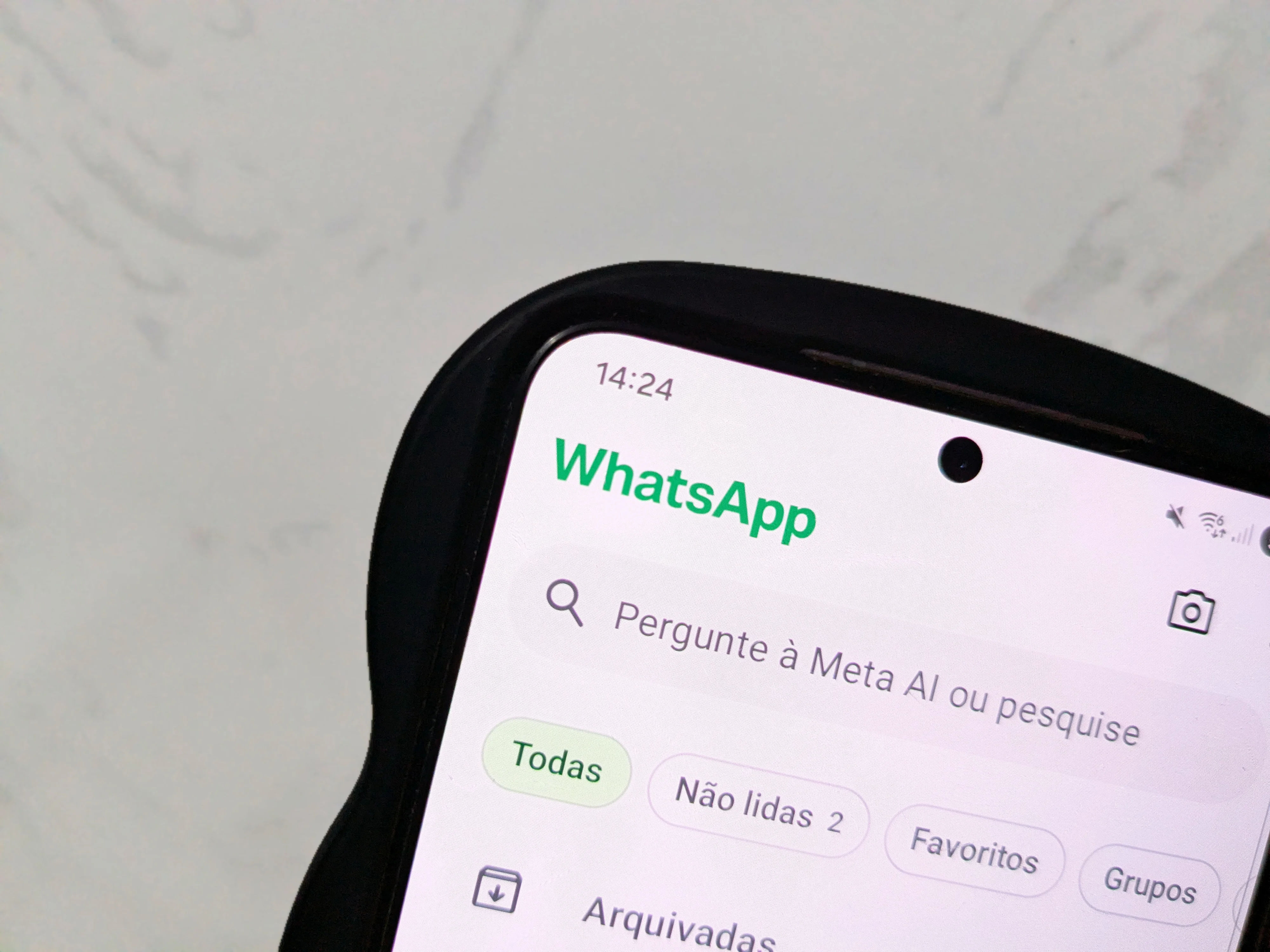 Editar informações da imagem WhatsApp