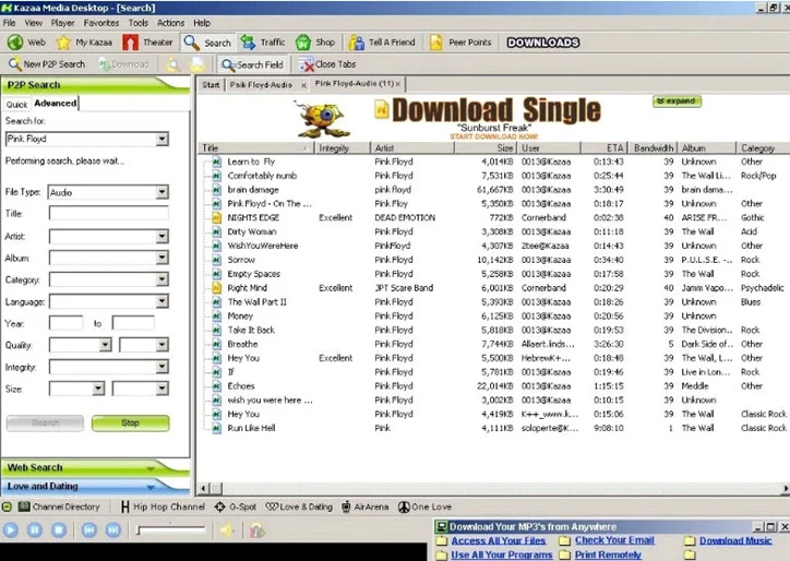 Editar informações da imagem kazaa-media-desktop-ui