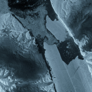 Satélite vê a perda de gelo flutuante mais significativa da Groenlândia em mais de uma década, foto do dia de 24 de agosto de 2026