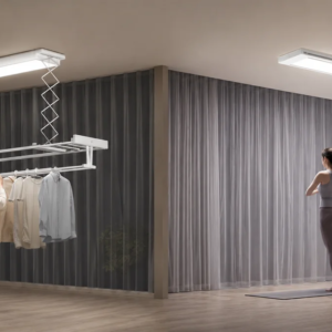 Xiaomi lança varal que se disfarça de luminária quando não está em uso