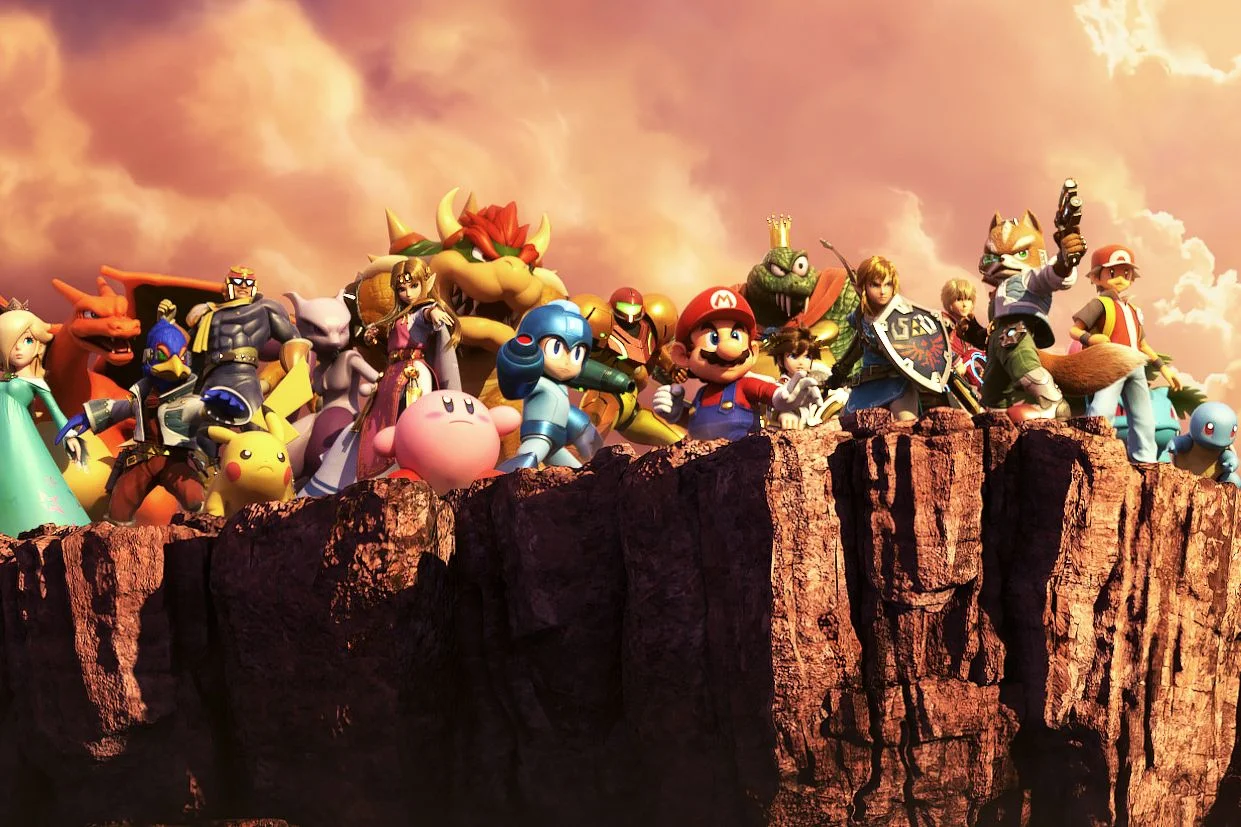 Editar informações da imagem Super Smash Bros.