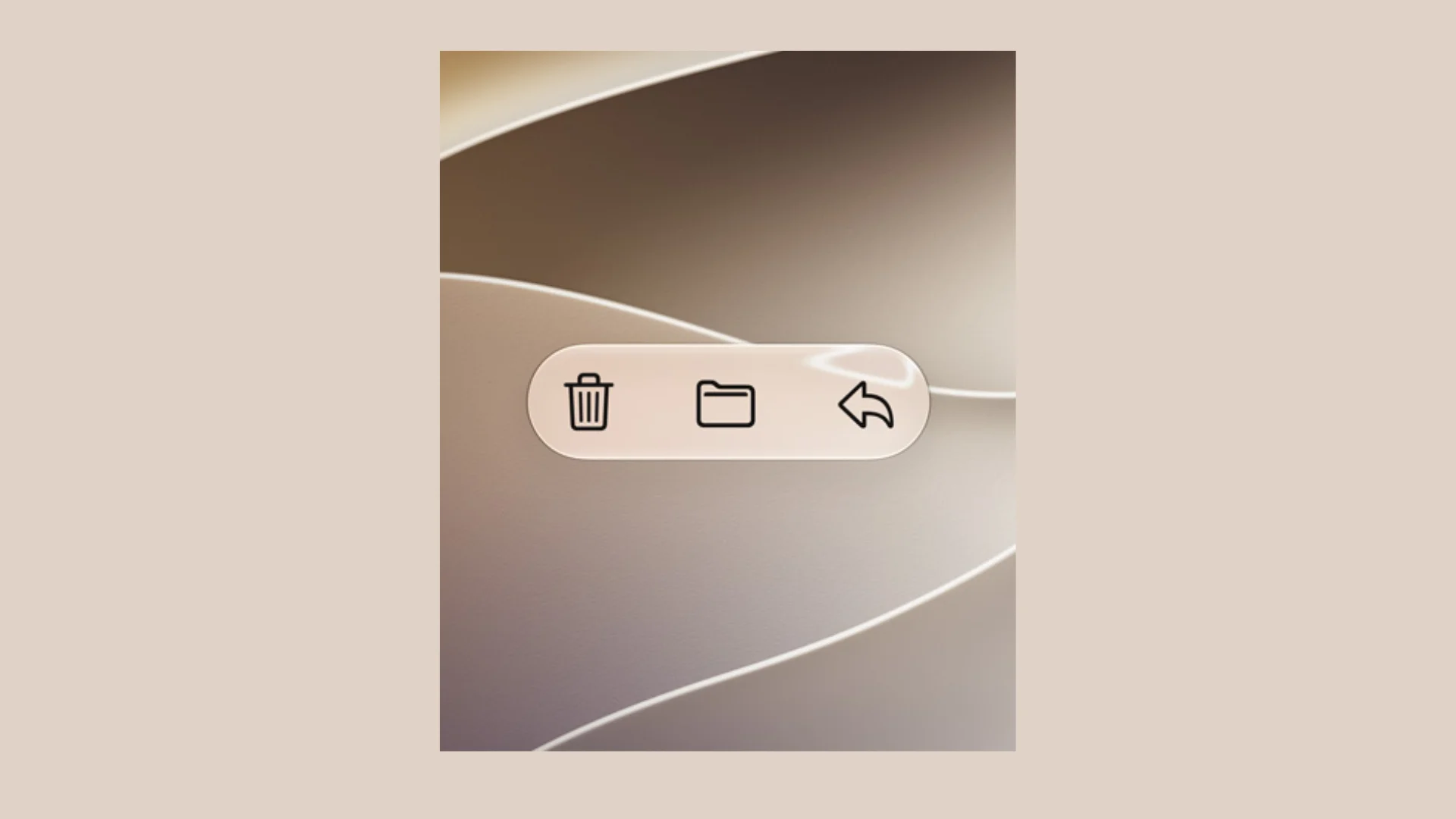 Editar informações da imagem liquid glass mac