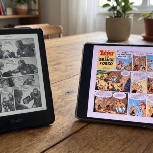 Kindle x Galaxy Z Fold 8: qual é melhor para ler quadrinhos?