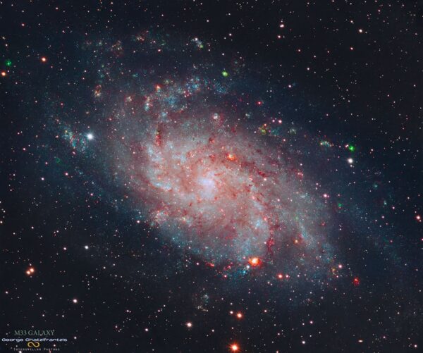 APOD: 2026, 18 de setembro – Messier 33: A Galáxia do Triângulo