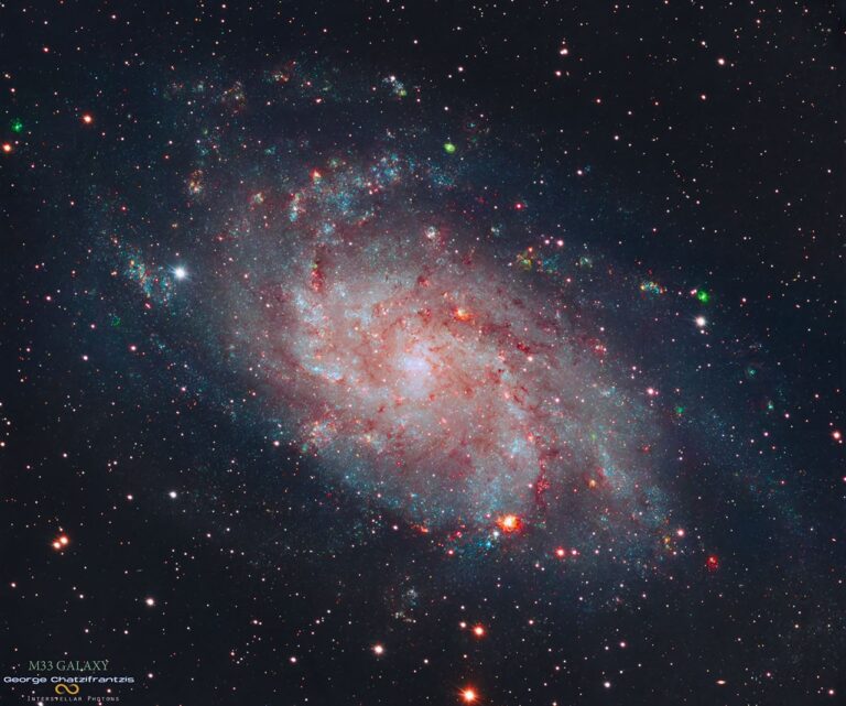 APOD: 2026, 18 de setembro – Messier 33: A Galáxia do Triângulo