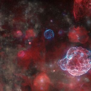 APOD: 2026, 24 de setembro - Os fantasmas de cinco supernovas