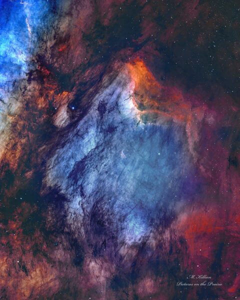 APOD: 2026, 7 de setembro - A Nebulosa Pelicano em Gás, Poeira e Estrelas