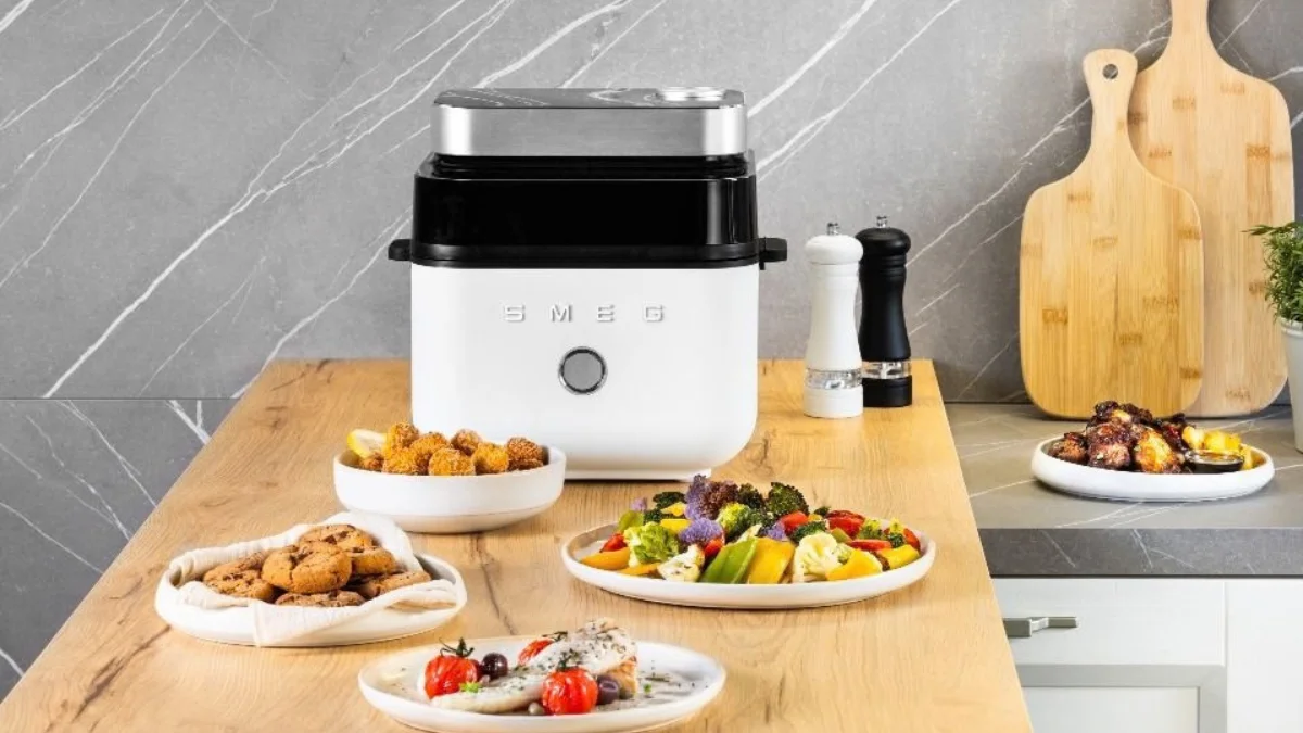 Editar informações da imagem Air fryer AFC01 da Smeg